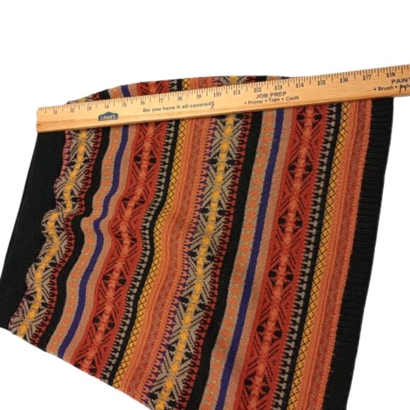 Twisted London multicolored Aztec Knit Mini Skirt - Size S/M - Picture 4 of 5